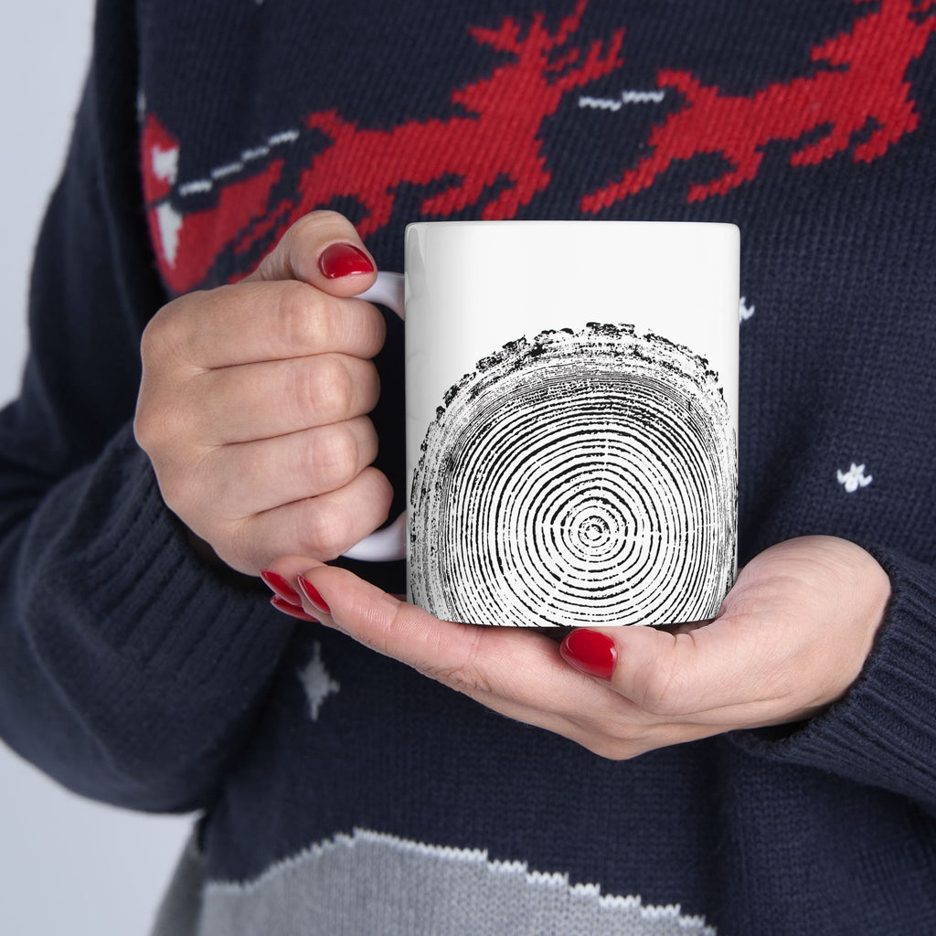 Woodcut Print Ceramic Mug #0398 (11oz | 15oz)