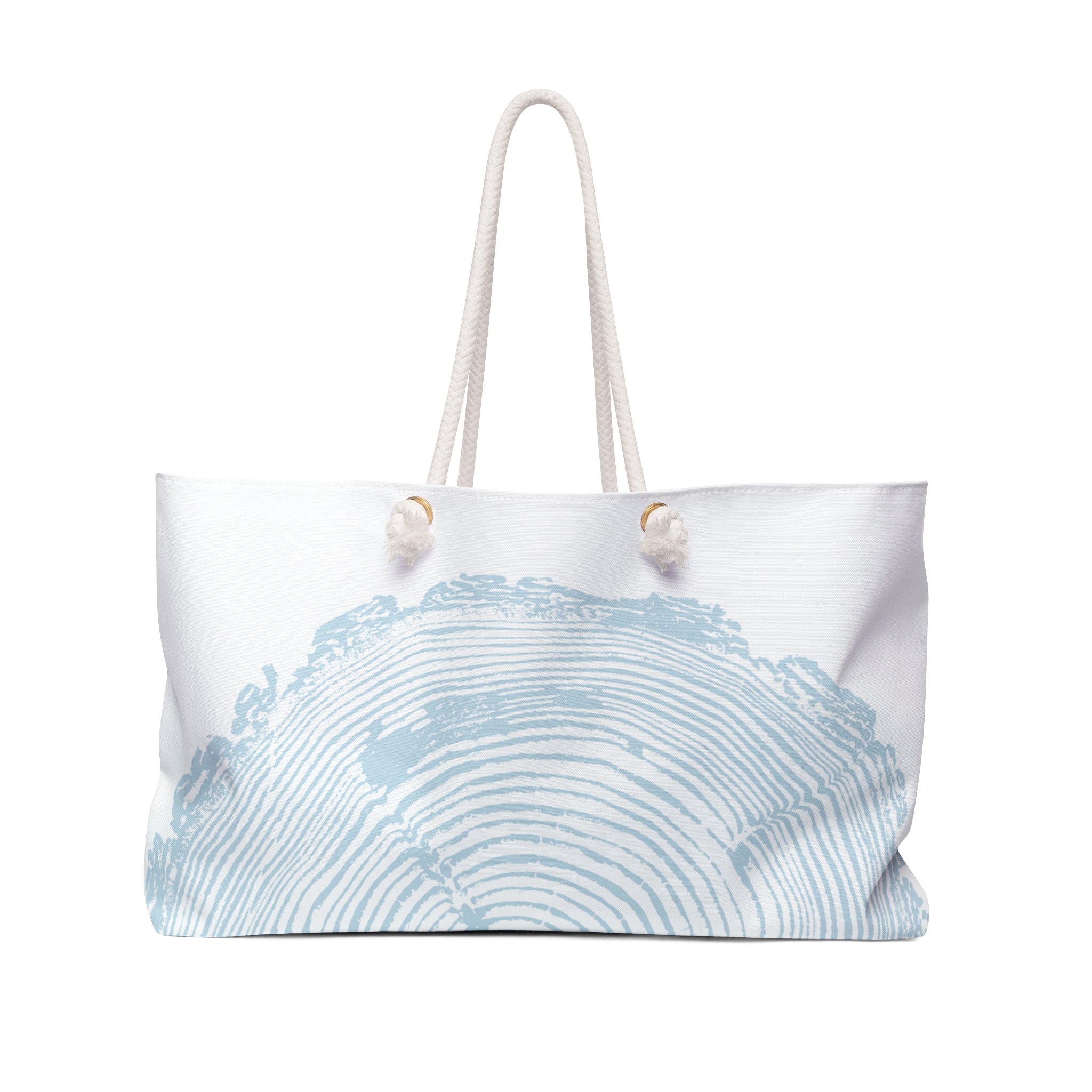 Fir Tree Ring Weekender Bag Powder Blue