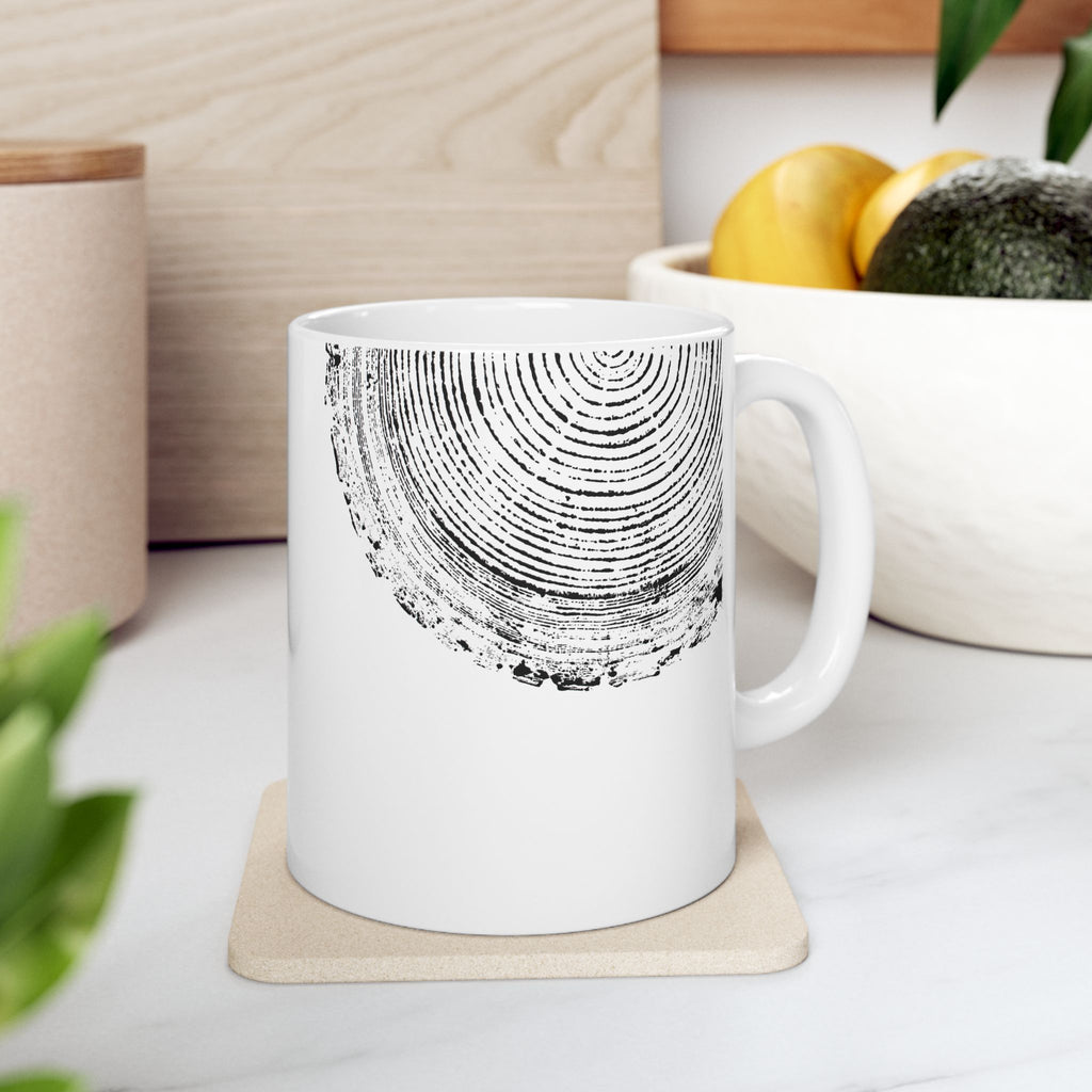 Woodcut Print Ceramic Mug #0398 (11oz | 15oz)