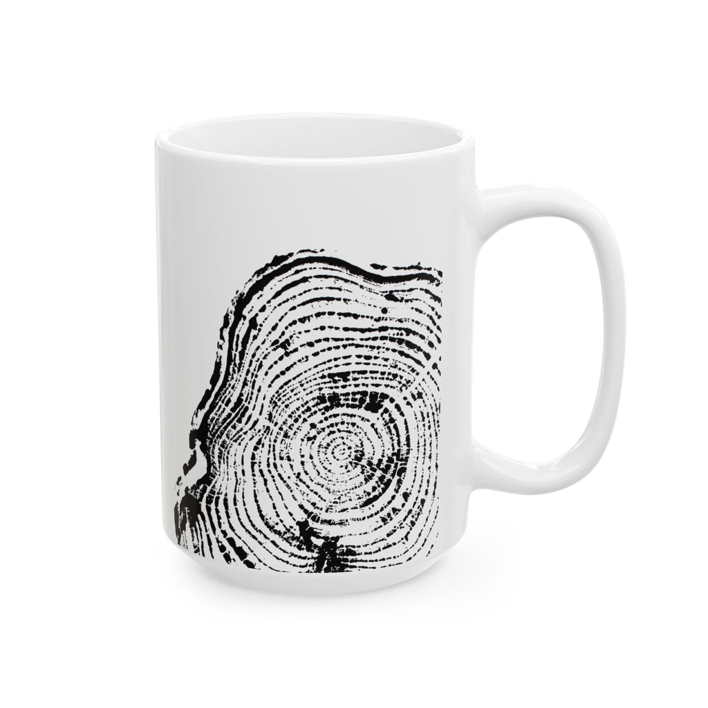 Woodcut Print Ceramic Mug #0403 (11oz | 15oz)