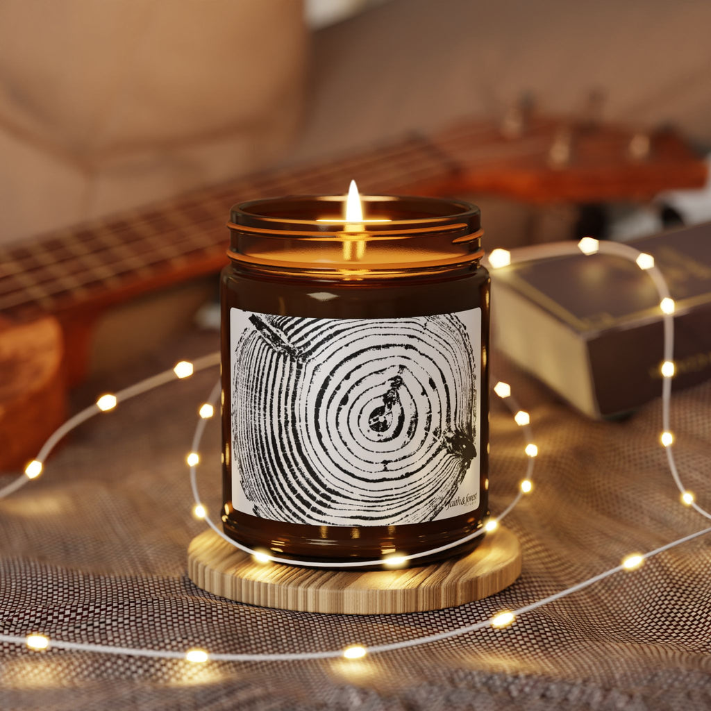Cottonwood Relief Print 9oz Soy Candle