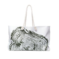 Cottonwood Tree Ring Weekender Bag Dark Moss