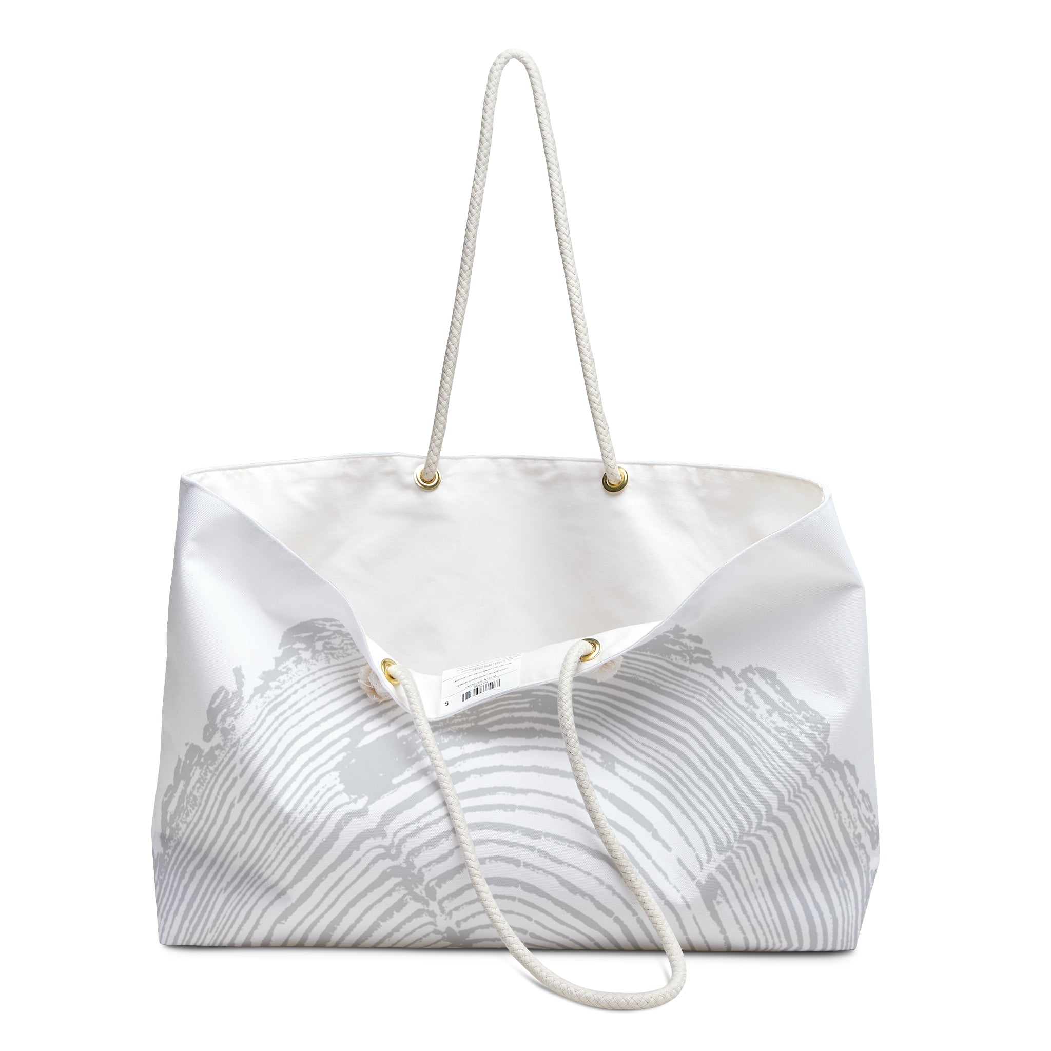 Fir Tree Ring Weekender Bag Grey Mist