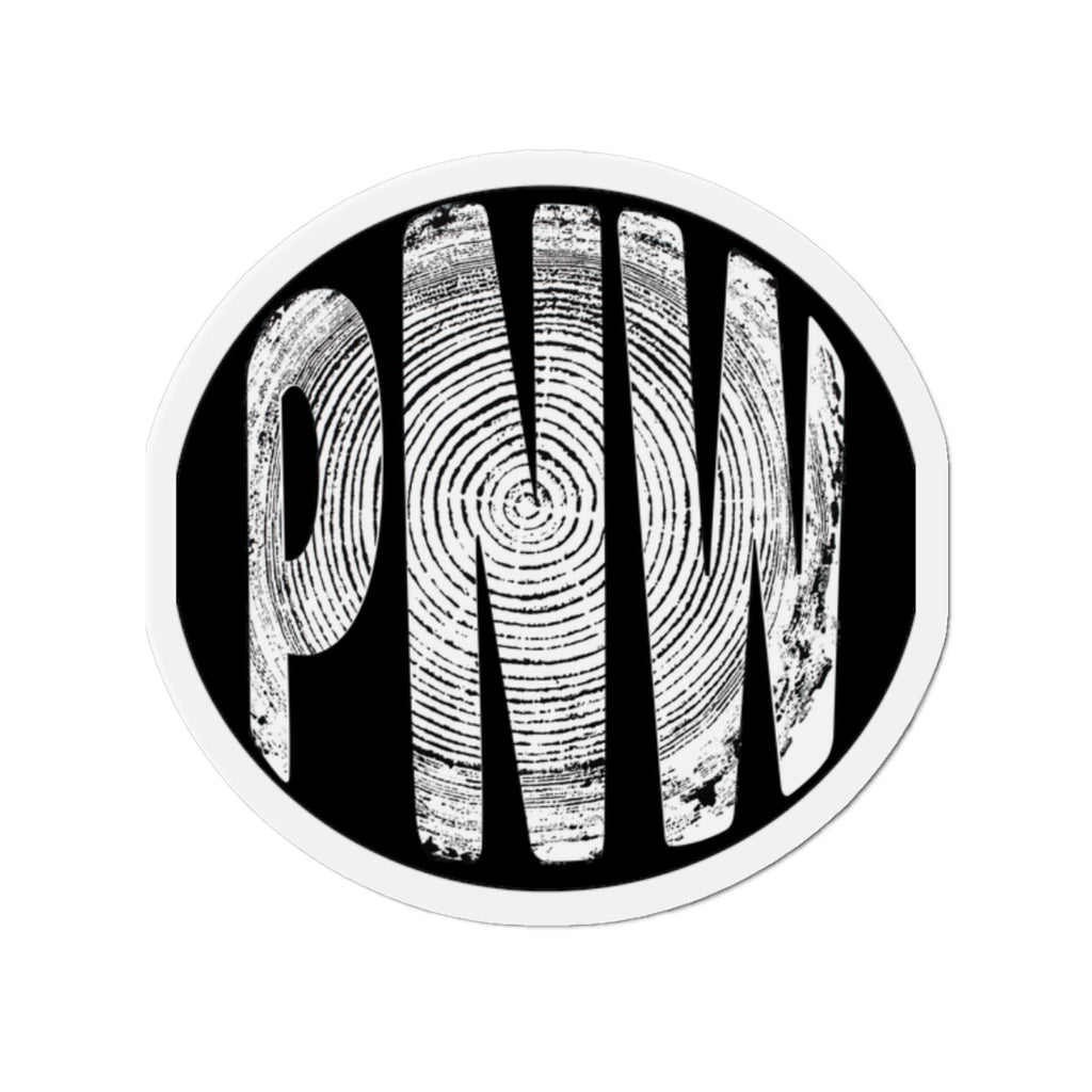 PNW Tree Ring Die-Cut Magnet