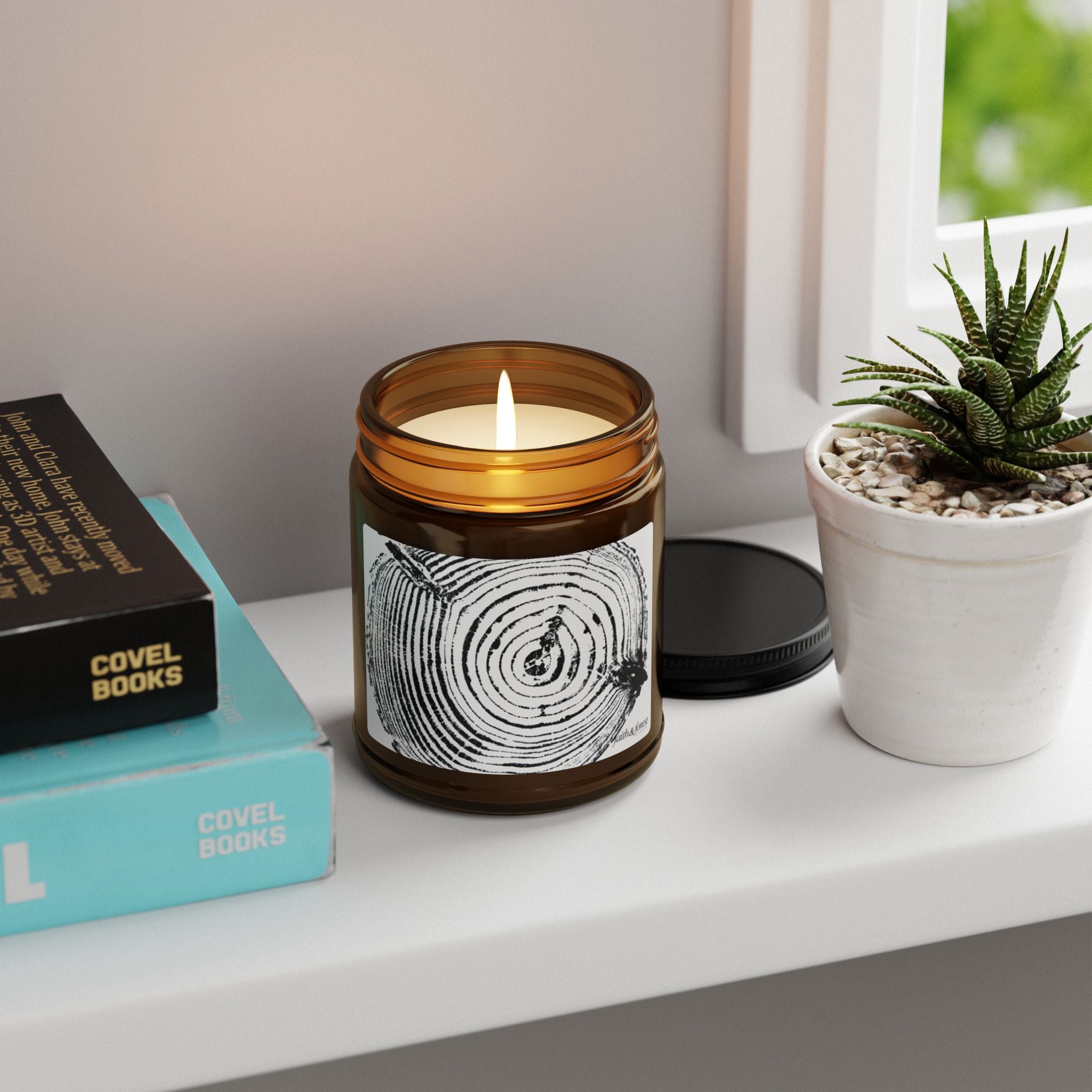 Cottonwood Relief Print 9oz Soy Candle