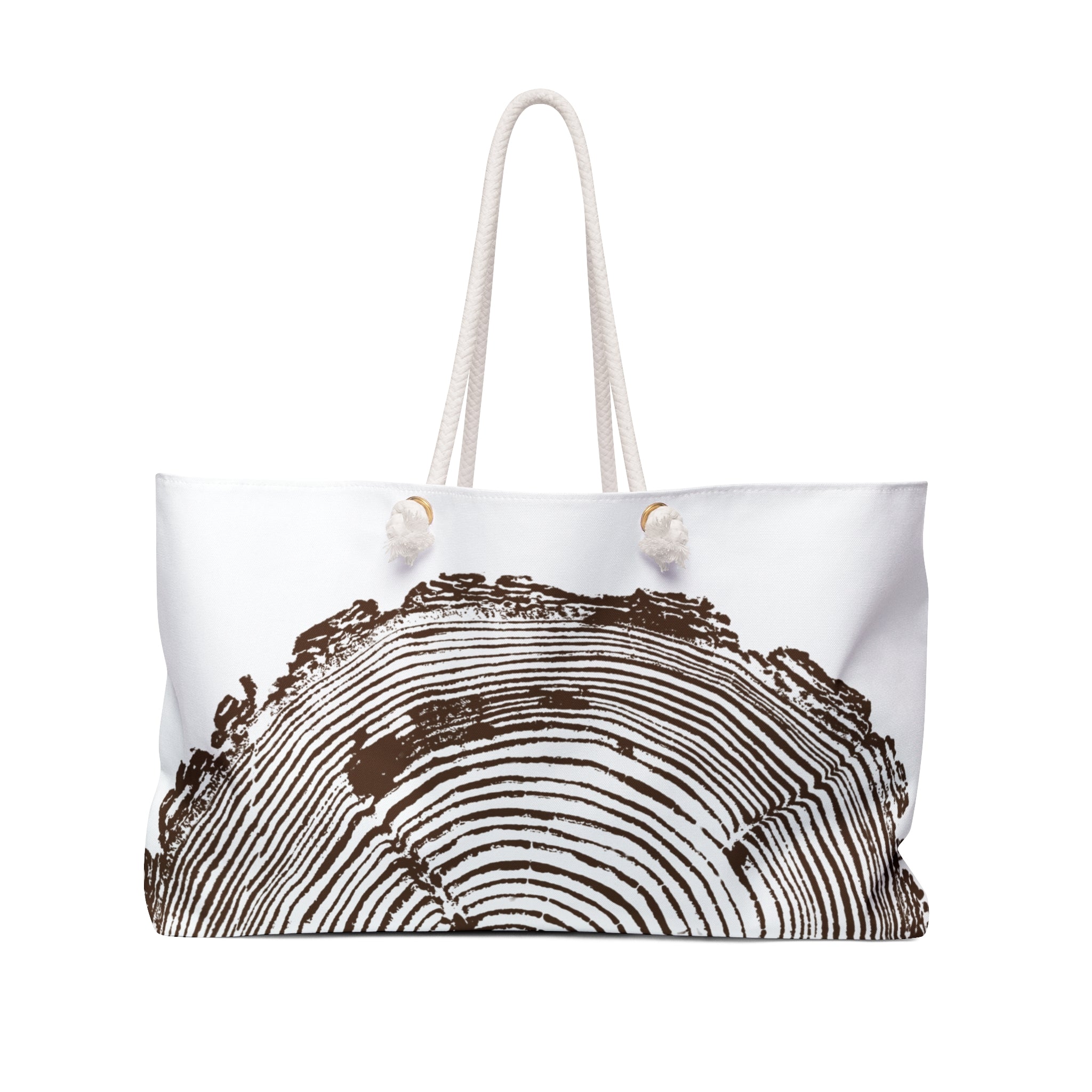 Fir Tree Ring Weekender Bag Redwood