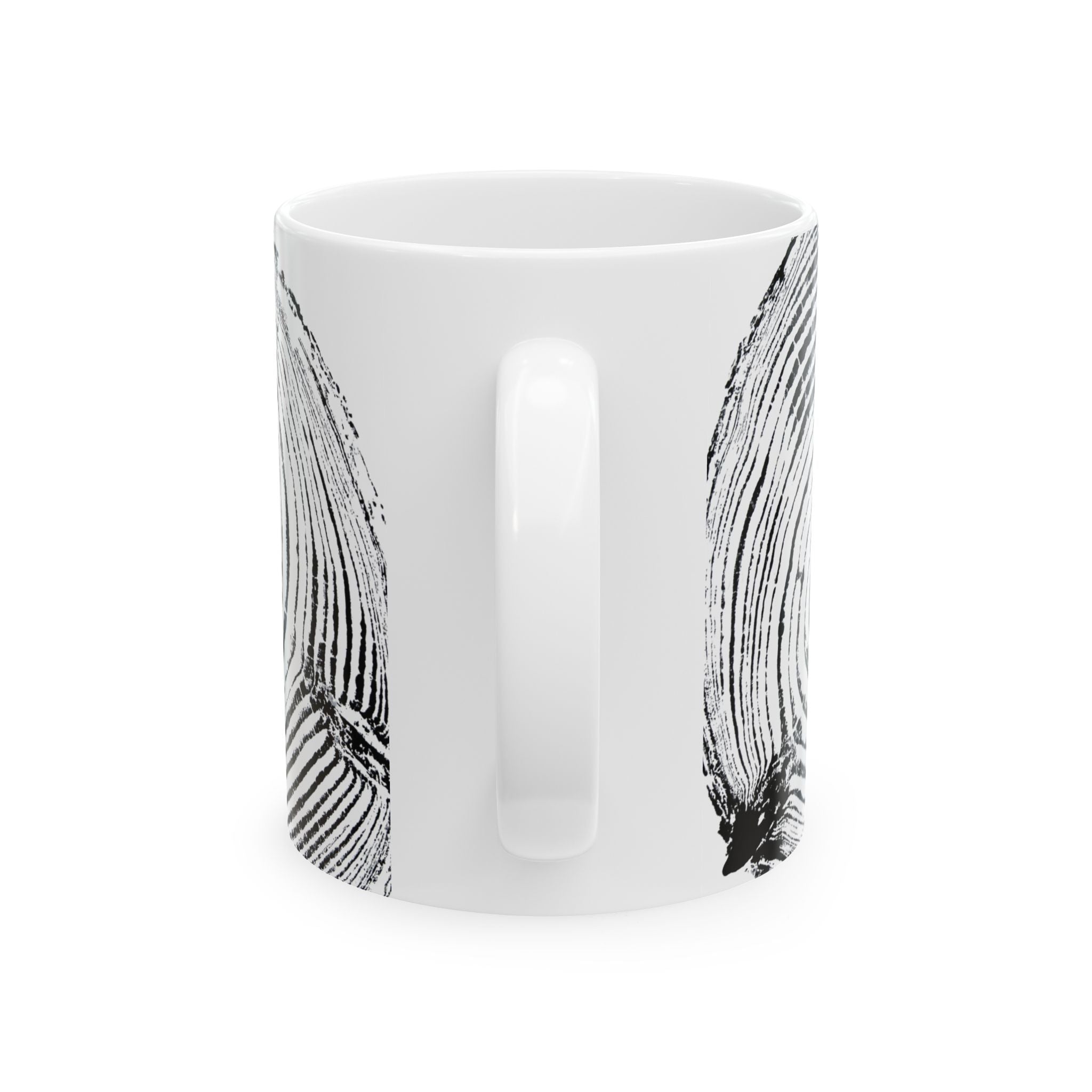 Cottonwood Tree Ring Print Ceramic Mug #0529