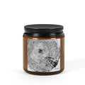 Woodcut Relief Print 4oz Soy Candle #0409