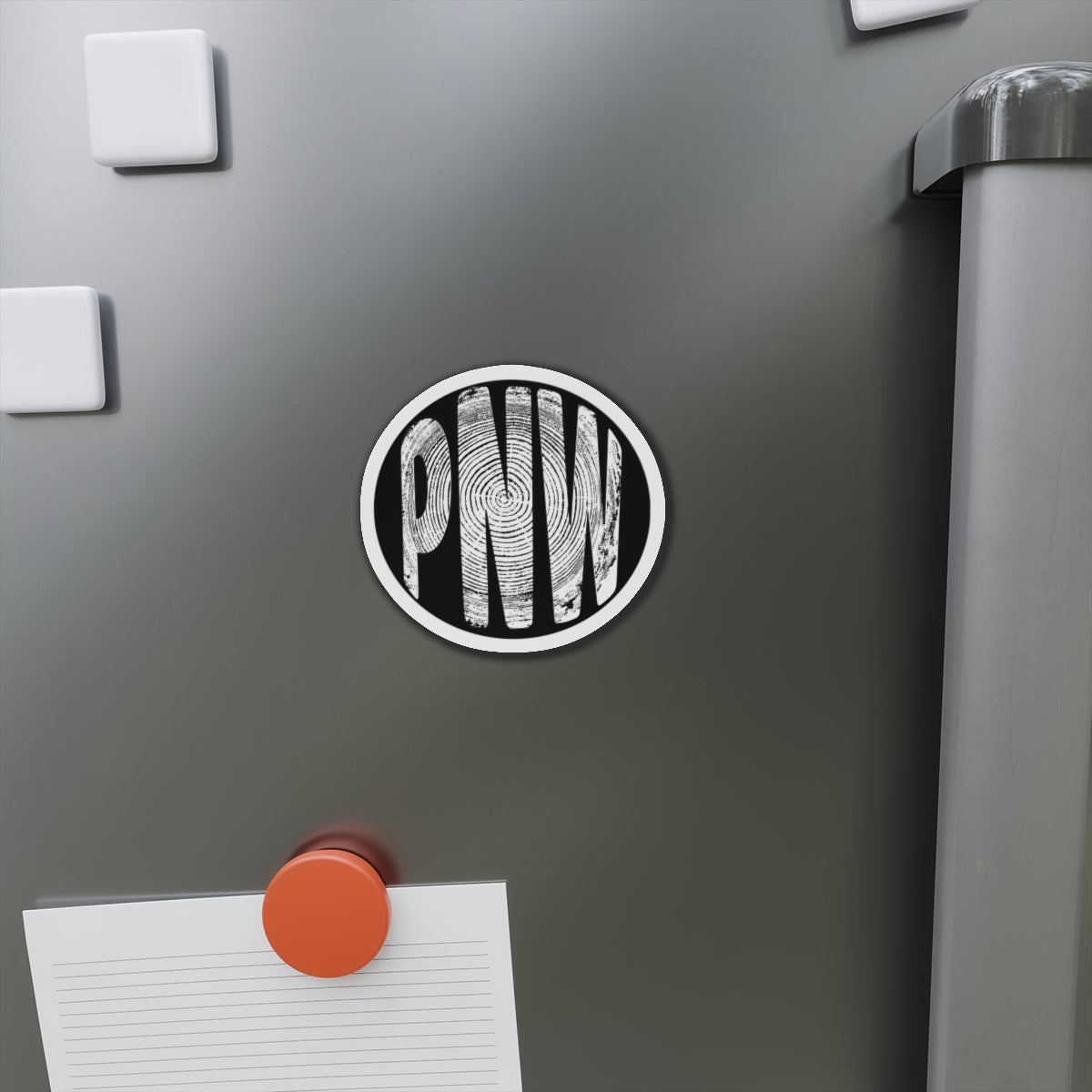 PNW Tree Ring Die-Cut Magnet
