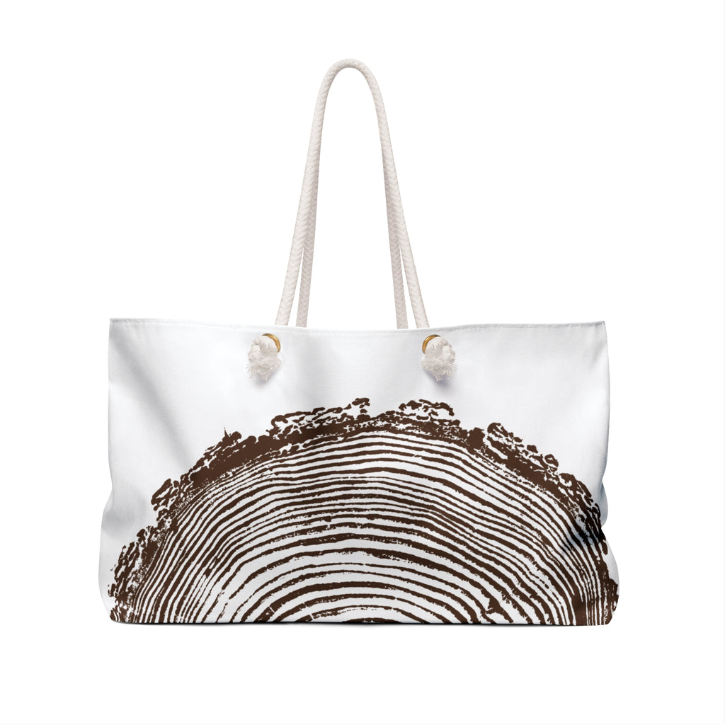 Fir Tree Ring Weekender Bag Redwood