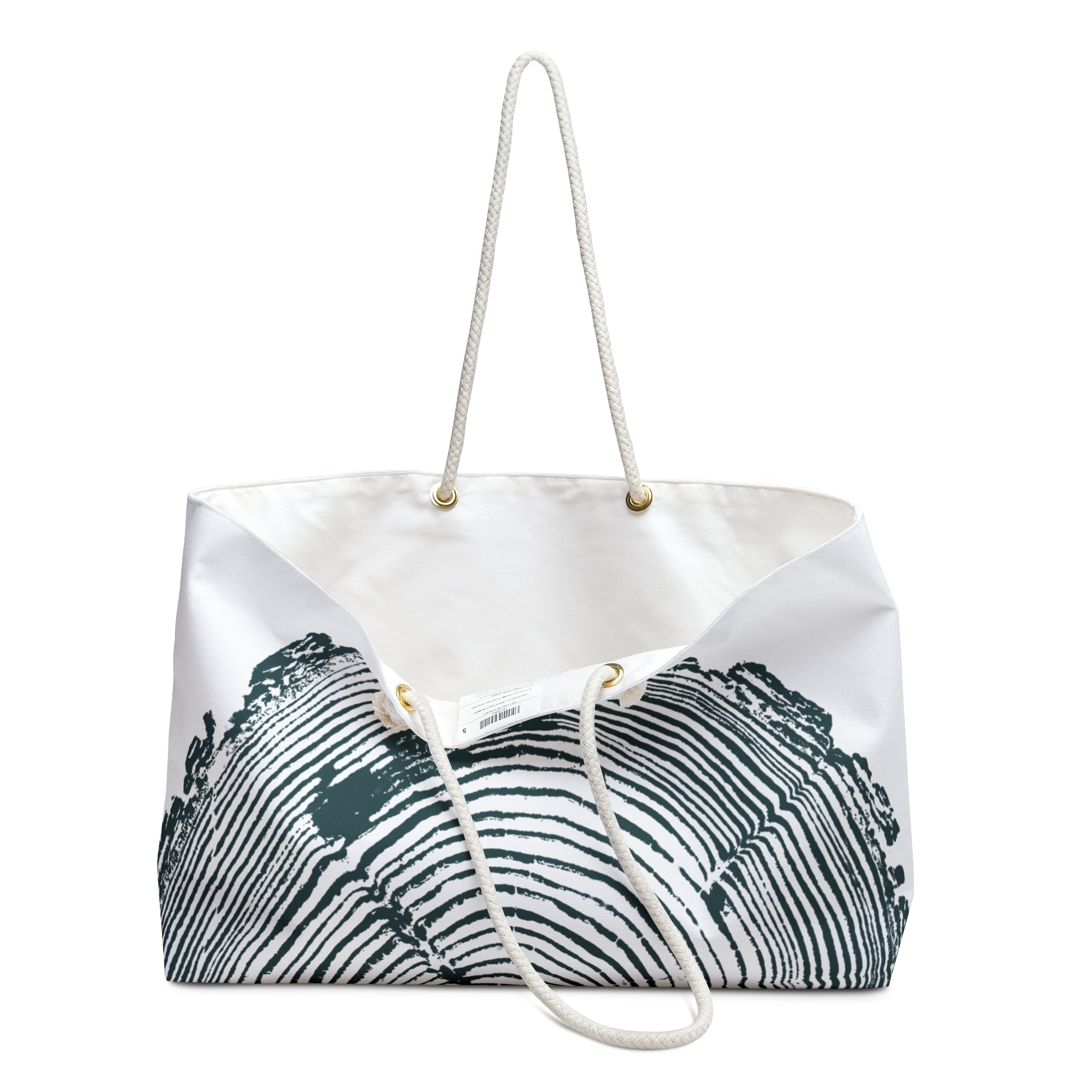 Fir Tree Ring Weekender Bag Deep Waters