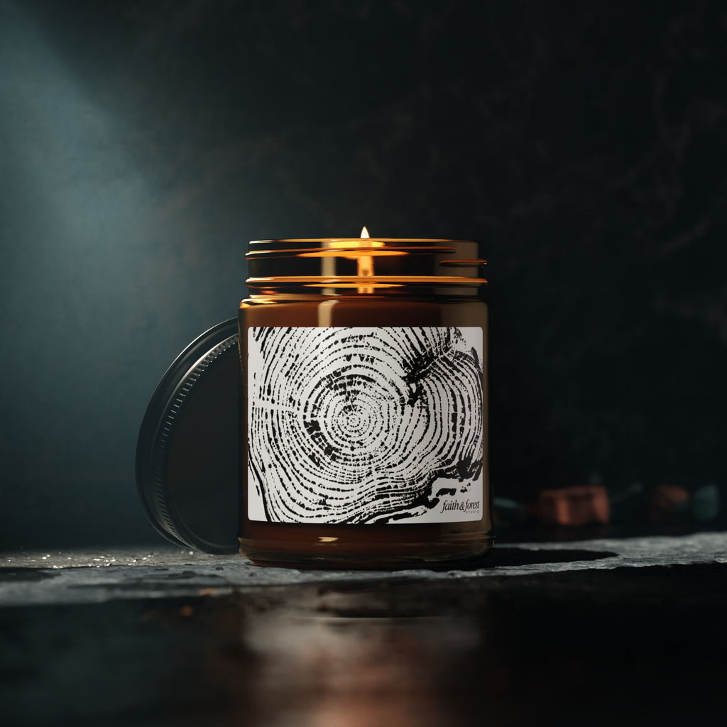 Cottonwood Relief Print 9oz Soy Candle