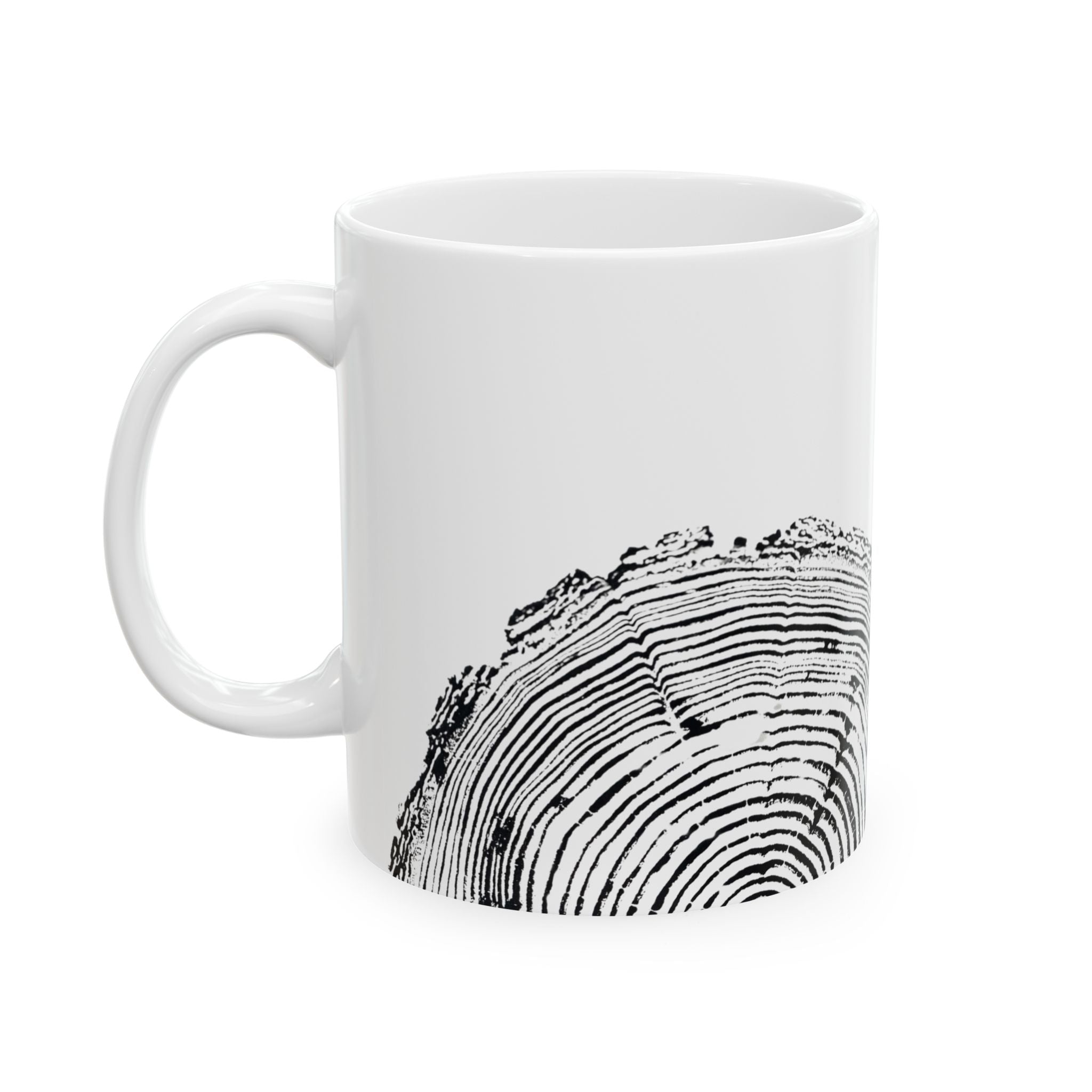 Woodcut Print Ceramic Mug Psalm 96:12 #6773 (11oz | 15oz)