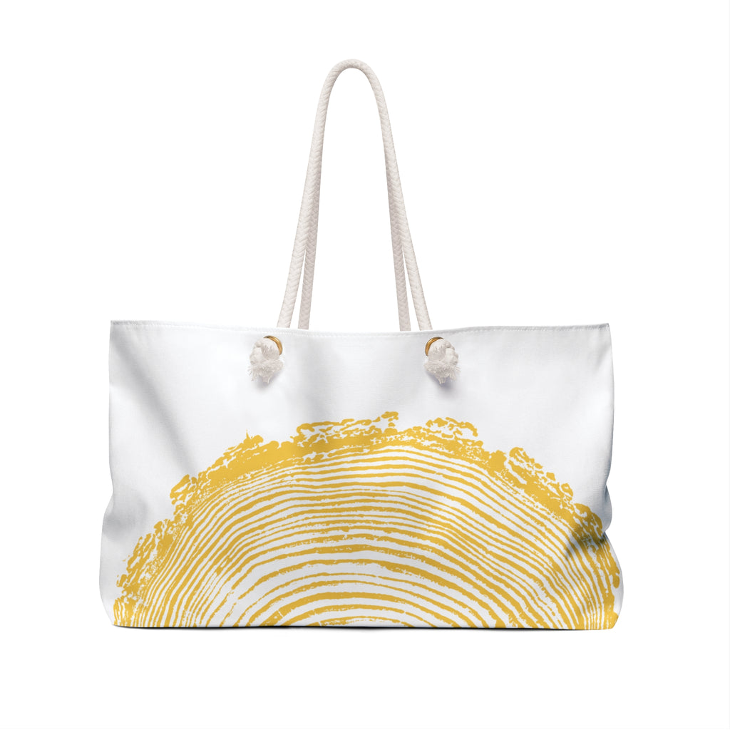 Fir Tree Ring Weekender Bag Marigold
