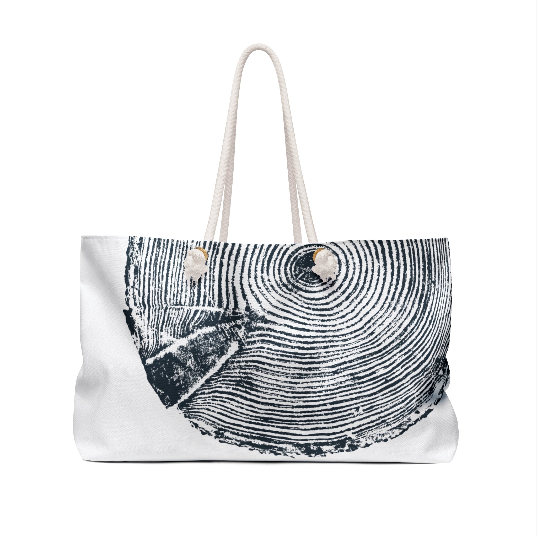 Hemlock Tree Ring Weekender Bag Midnight Blue