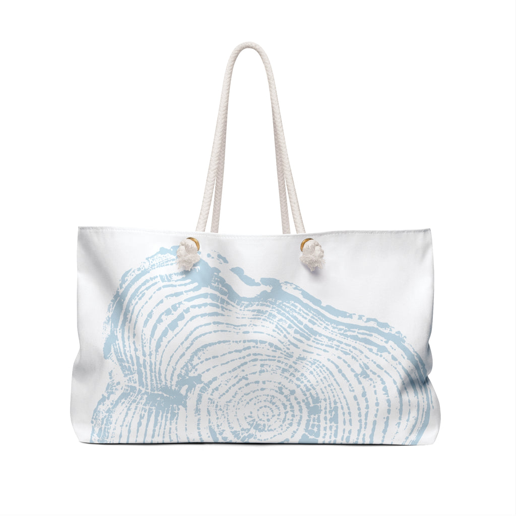 Cottonwood Tree Ring Weekender Bag Powder Blue