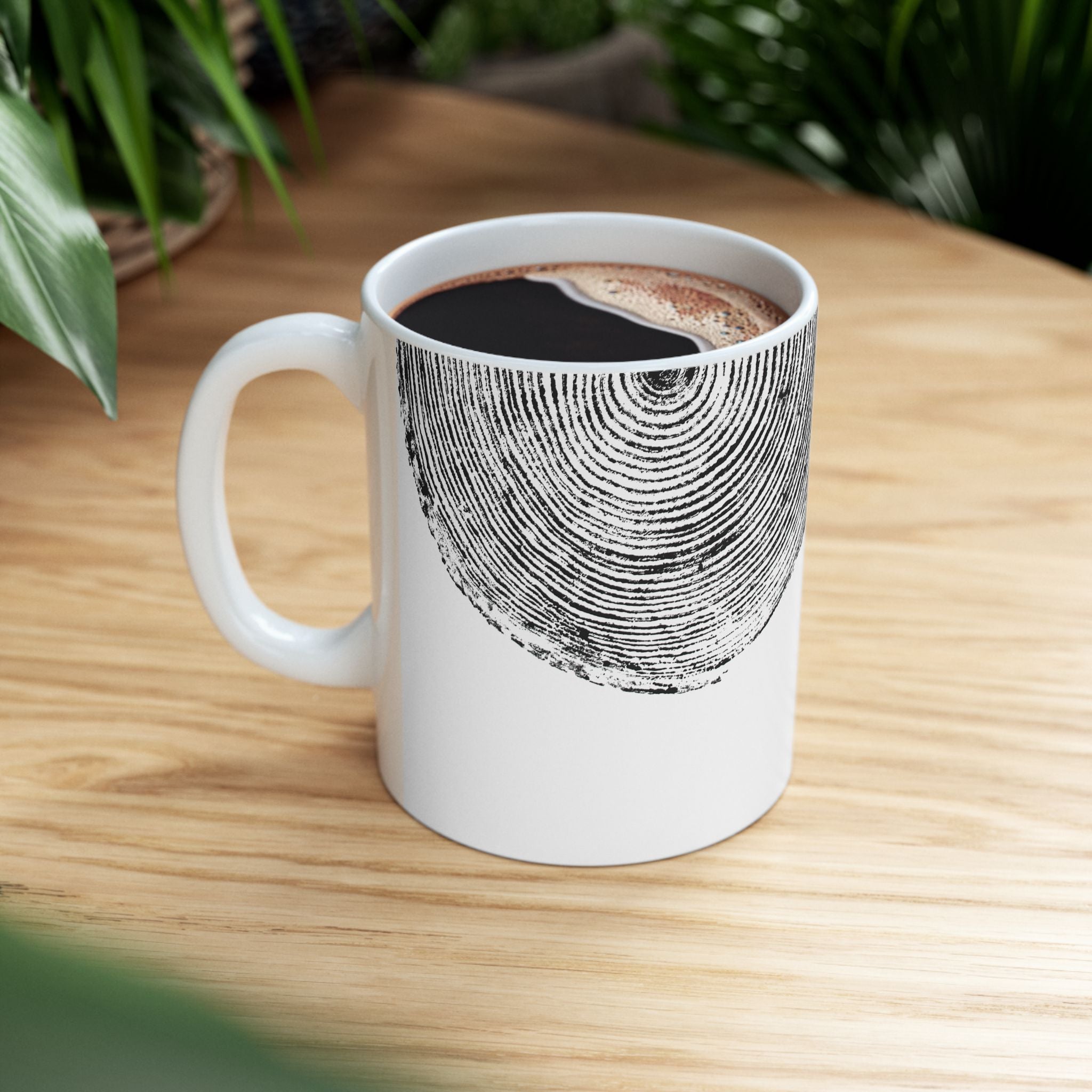 Woodcut Print Ceramic Mug 2 Peter 3:18 #0410 (11oz | 15oz)