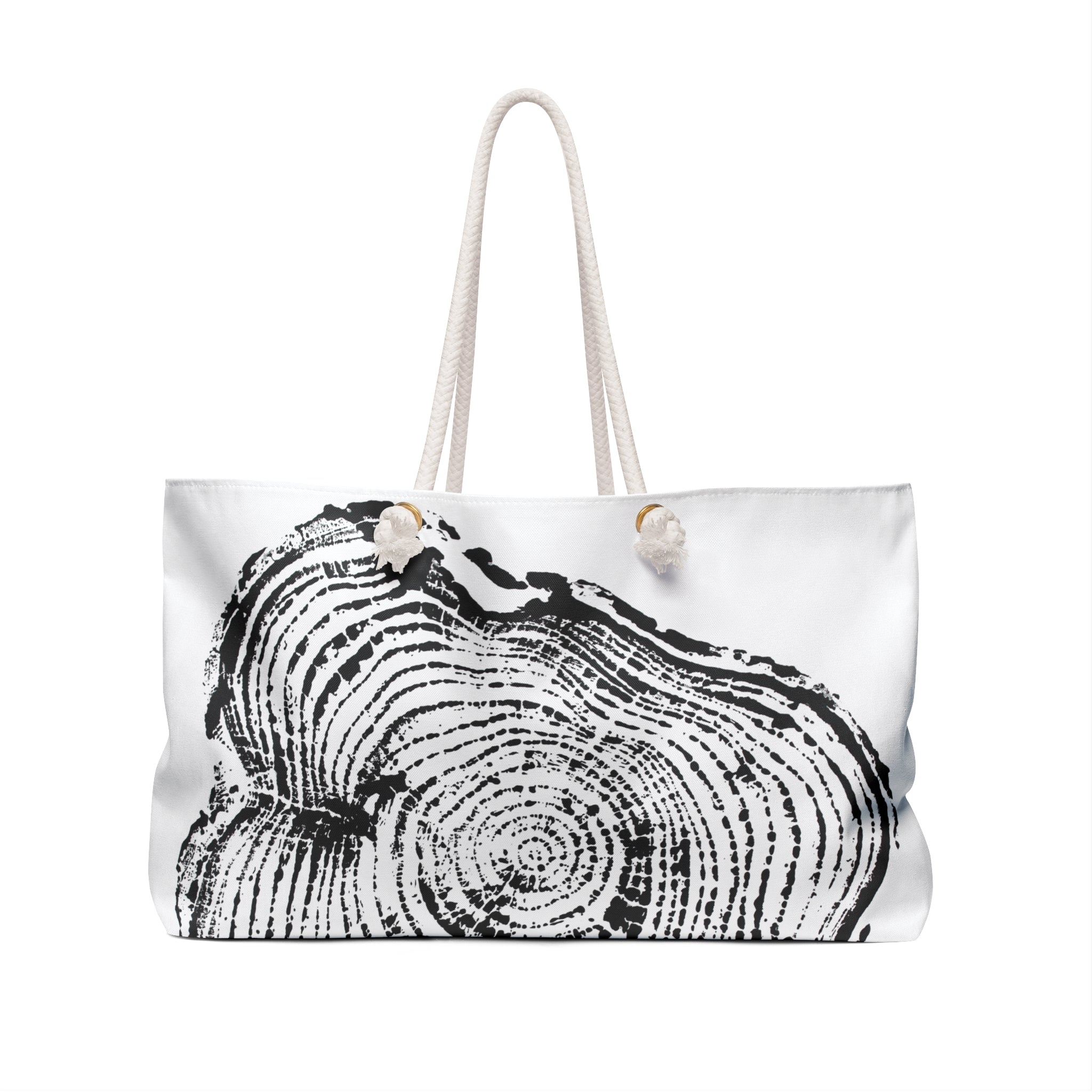 Cottonwood Tree Ring Weekender Bag Black