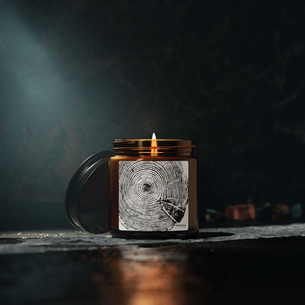 Hemlock Relief Print 4oz Soy Candle