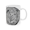 Fir Tree Ring Print Ceramic Mug #6772