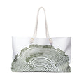 Fir Tree Ring Weekender Bag Olive Green