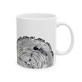 Fir Tree Ring Print Ceramic Mug #6773
