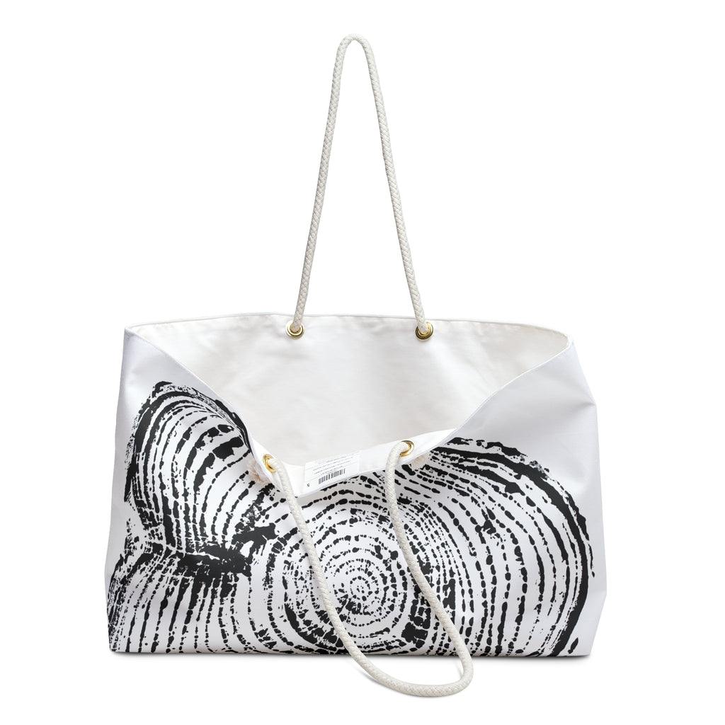 Cottonwood Tree Ring Weekender Bag Black