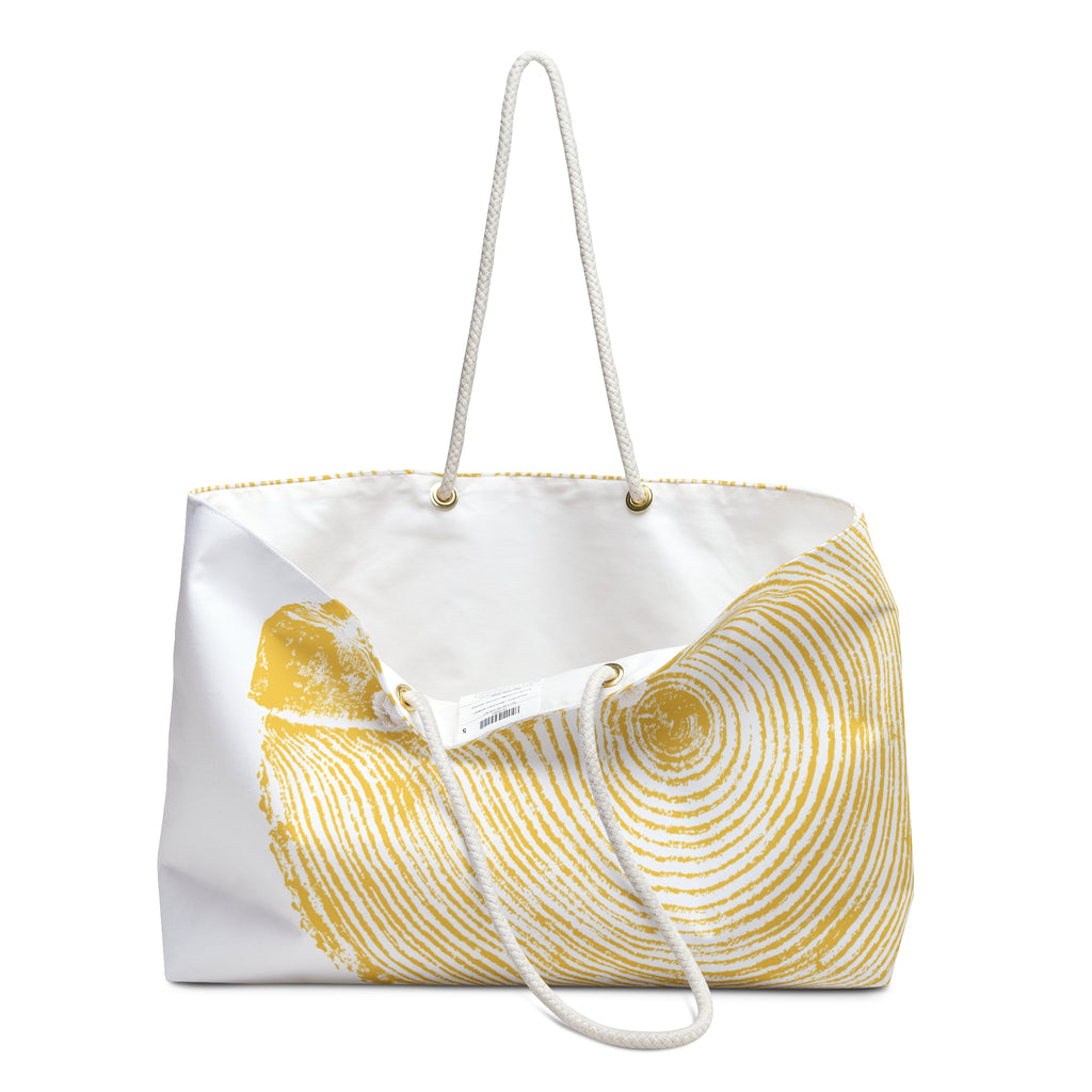 Hemlock Tree Ring Weekender Bag Marigold