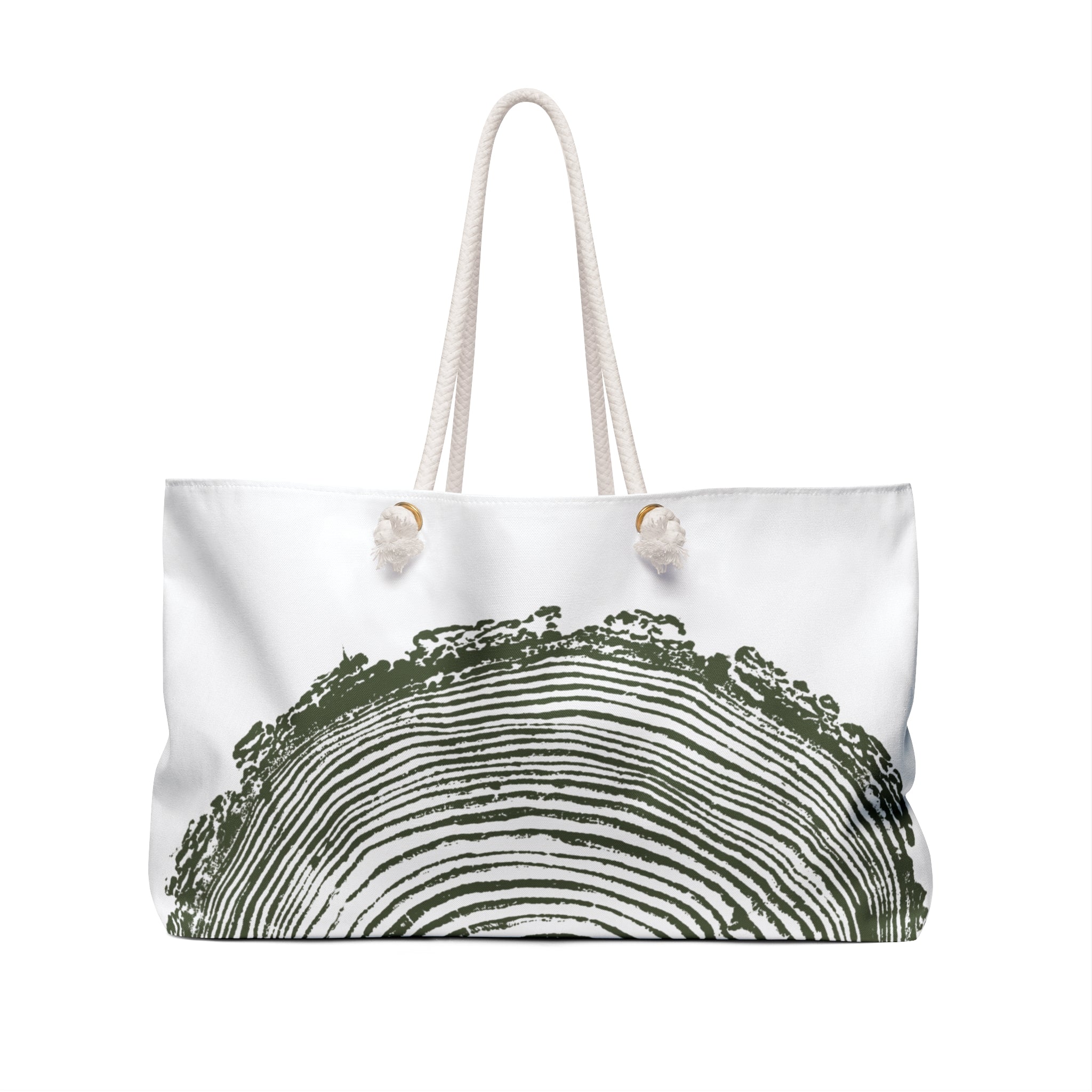 Fir Tree Ring Weekender Bag Midnight Blue