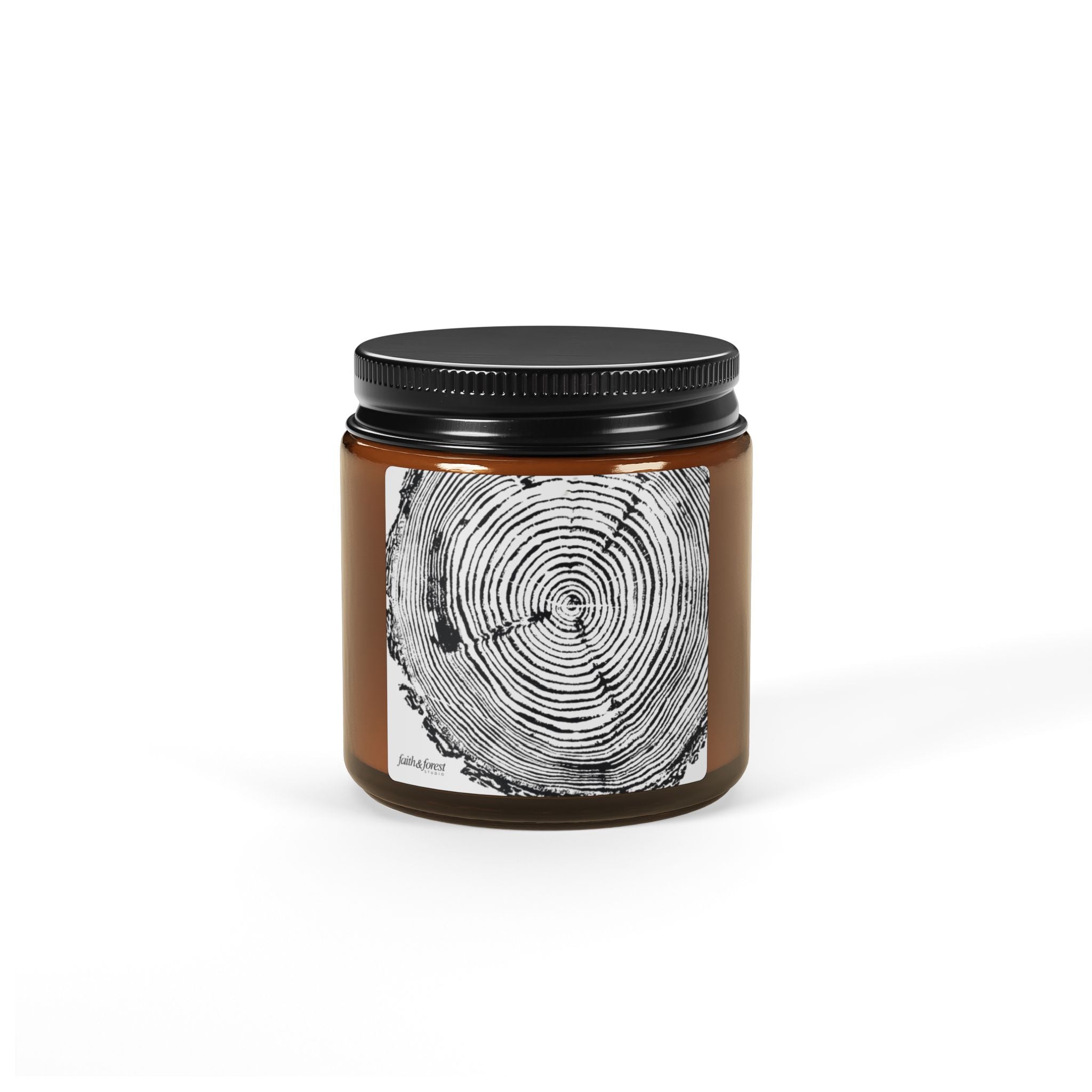 Fir Tree Relief Print 4oz Soy Candle
