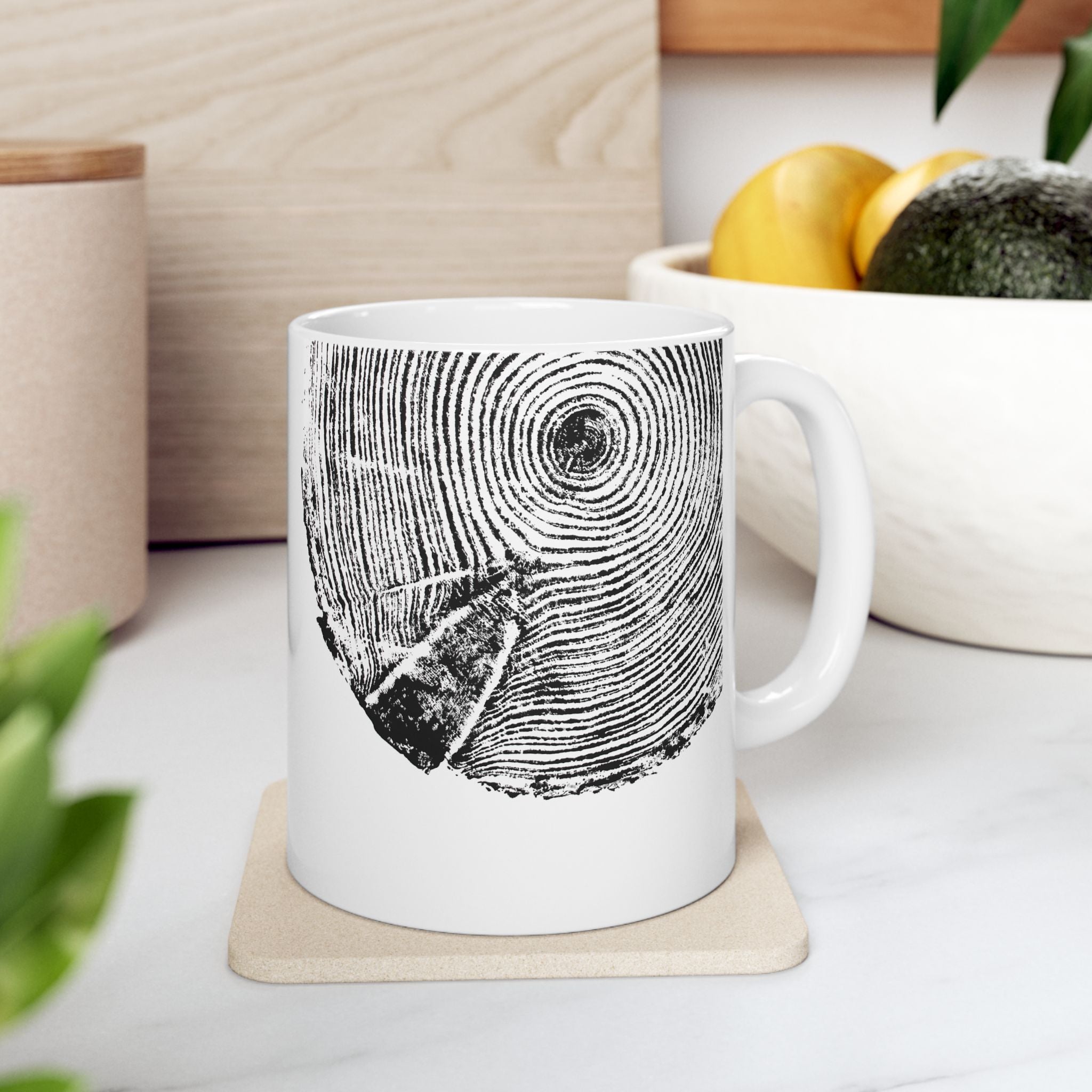Woodcut Print Ceramic Mug #0410 (11oz | 15oz)