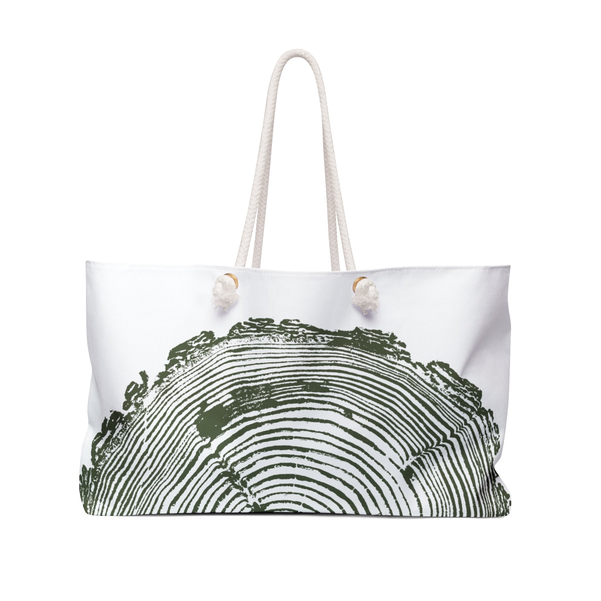 Fir Tree Ring Weekender Bag Midnight Blue