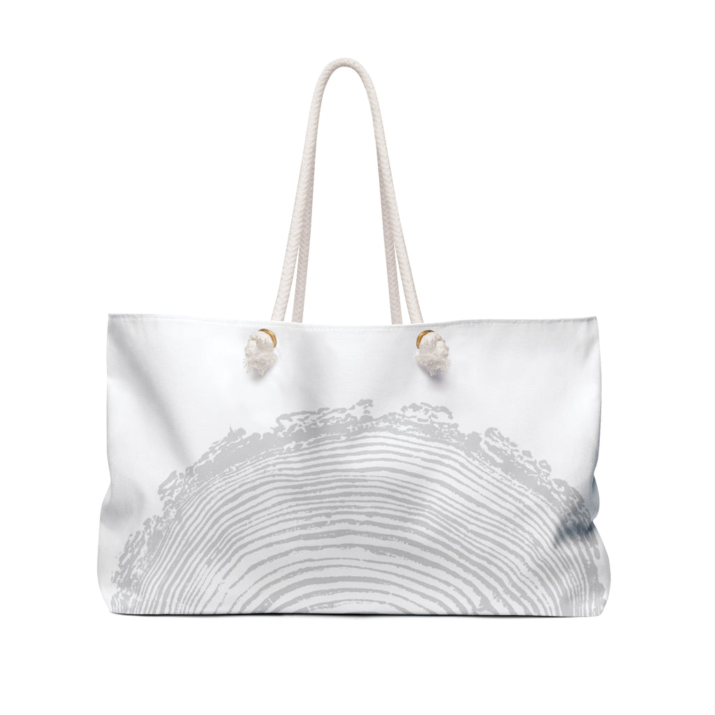 Fir Tree Ring Weekender Bag Grey Mist