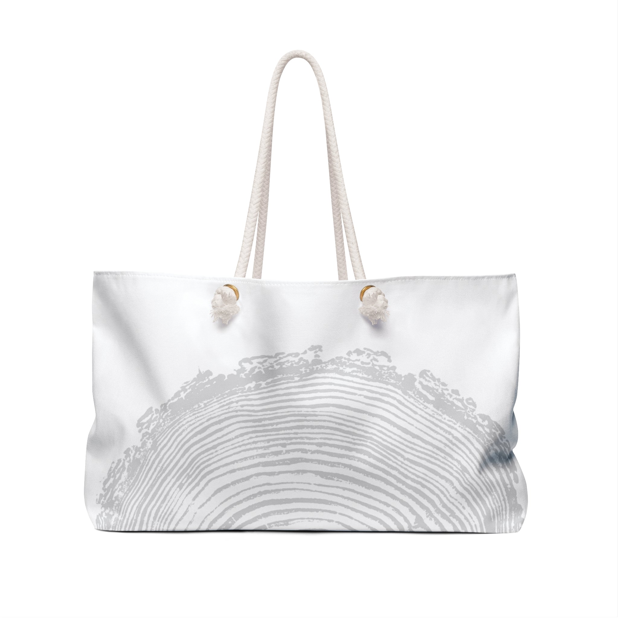 Fir Tree Ring Weekender Bag Grey Mist