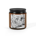 Woodcut Relief Print 4oz Soy Candle #0403