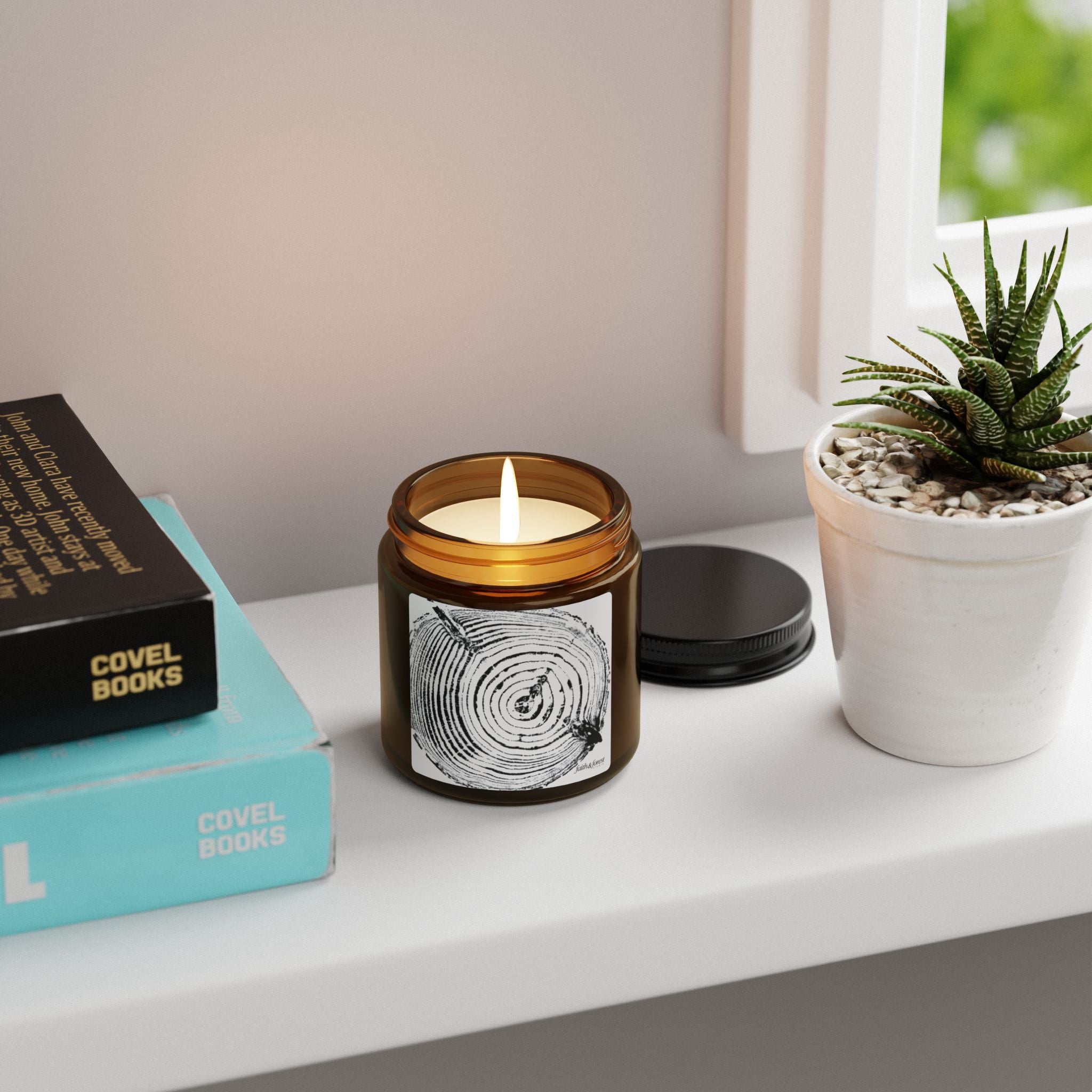 Cottonwood Relief Print 4oz Soy Candle