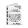 Woodcut Tree Ring Spiral Notebook Psalm 96:12 #0398