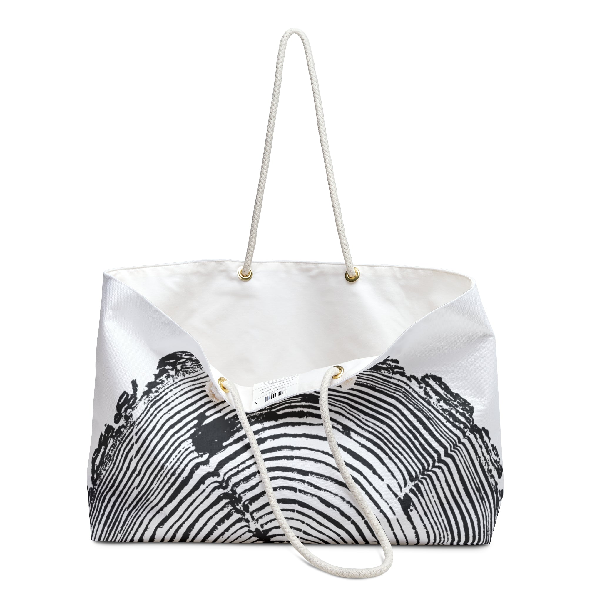 Fir Tree Ring Weekender Bag Charcoal