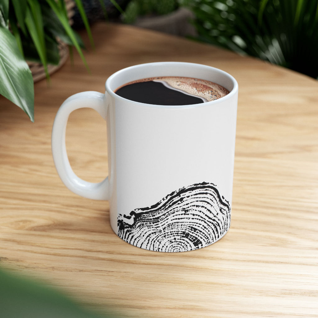 Woodcut Print Ceramic Mug Isaiah 55:12 #0405 (11oz | 15oz)