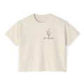 Grace Upon Grace: Lily of the Valley Floral Boxy Tee