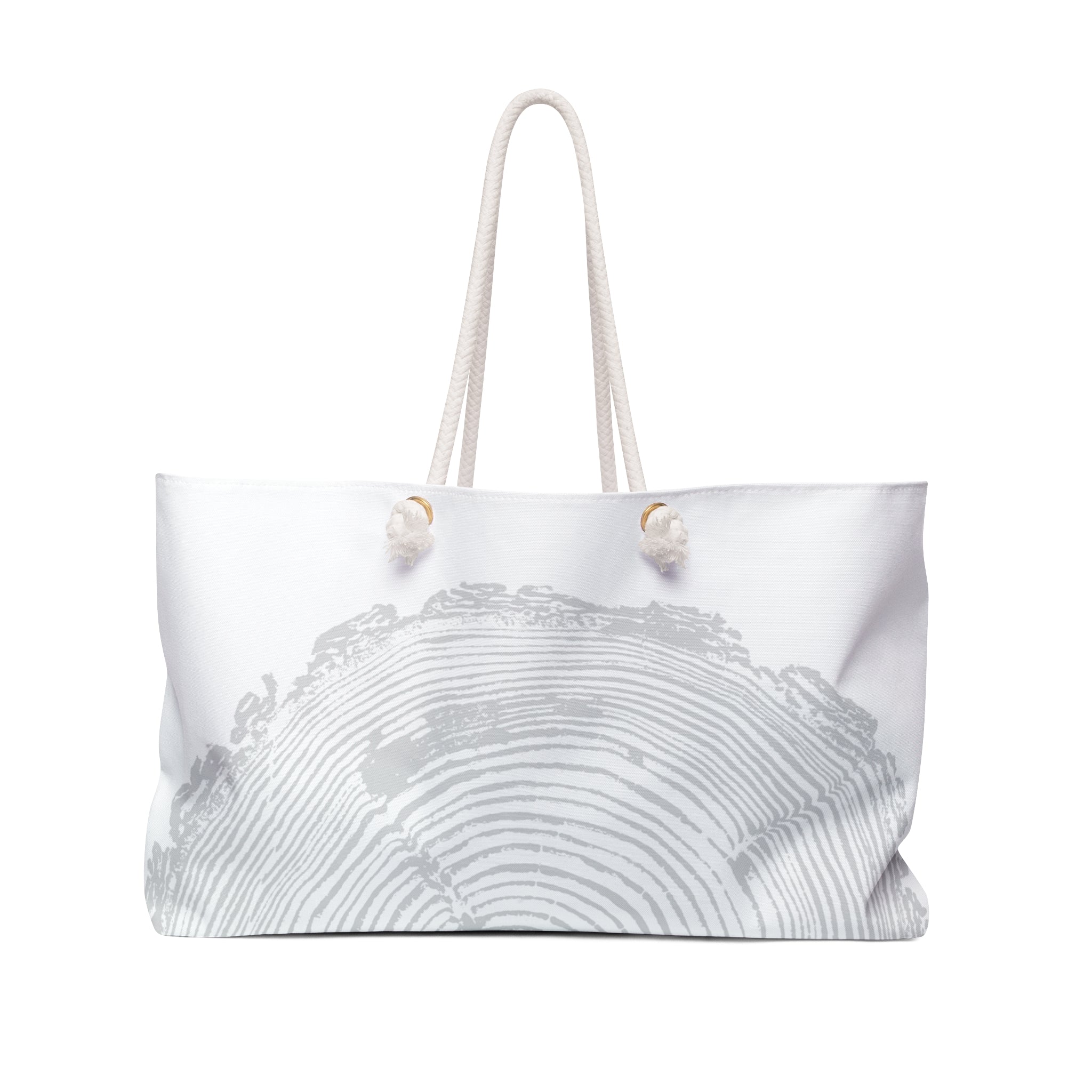 Fir Tree Ring Weekender Bag Grey Mist