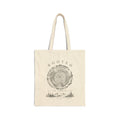 Rooted in Christ Natural Canvas Tote Bag — Rustic Faith Everyday Shopper