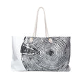 Hemlock Tree Ring Weekender Bag Charcoal