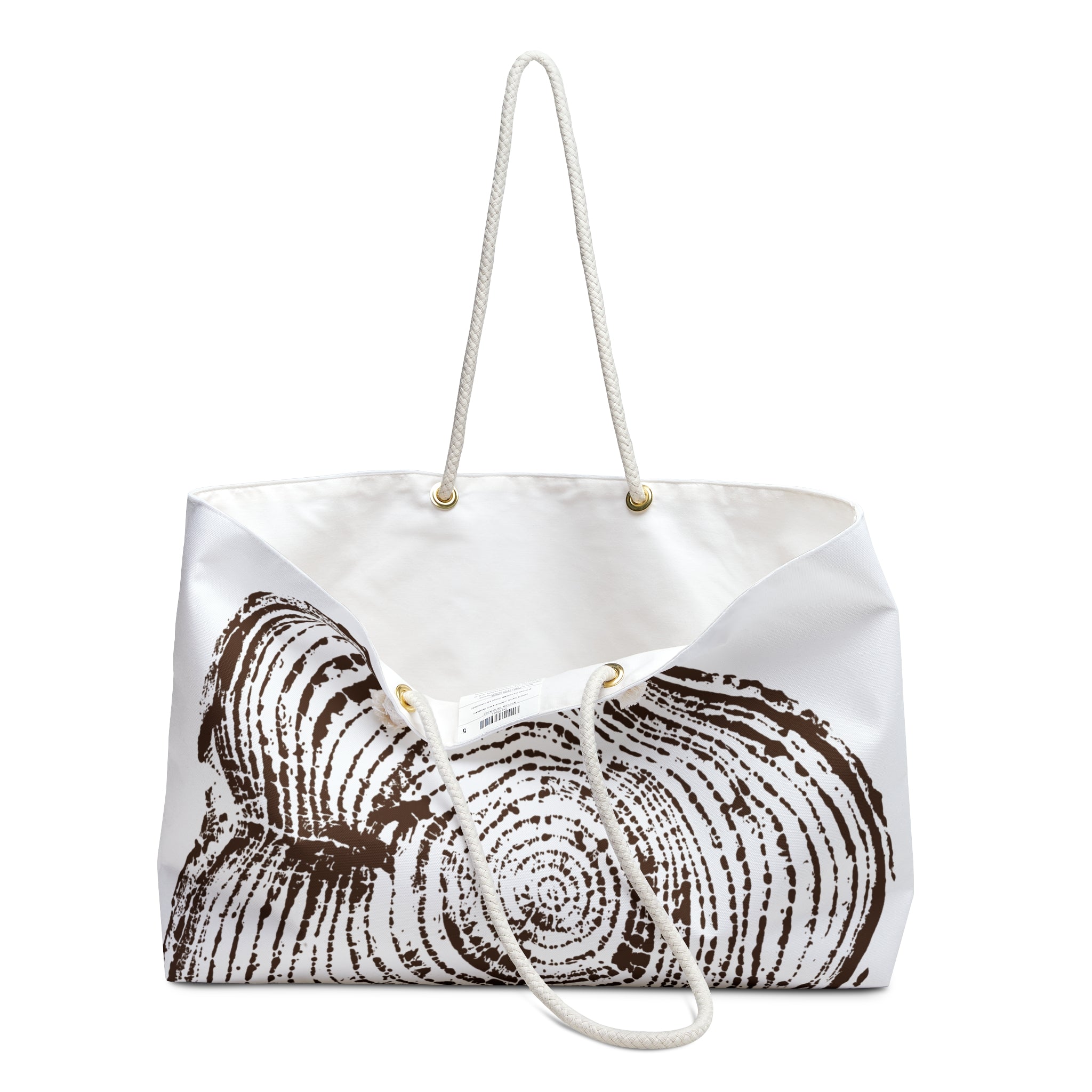 Cottonwood Tree Ring Weekender Bag Redwood