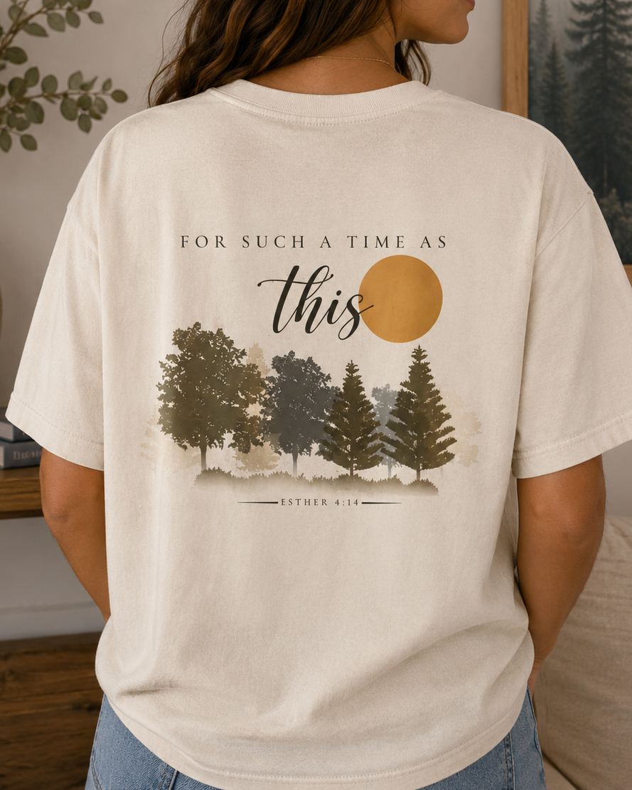 Vintage Faith Graphic Tee:  Esther 4:14