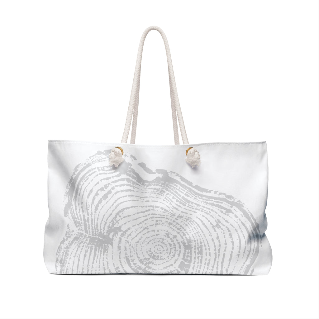 Cottonwood Tree Ring Weekender Bag Grey Mist