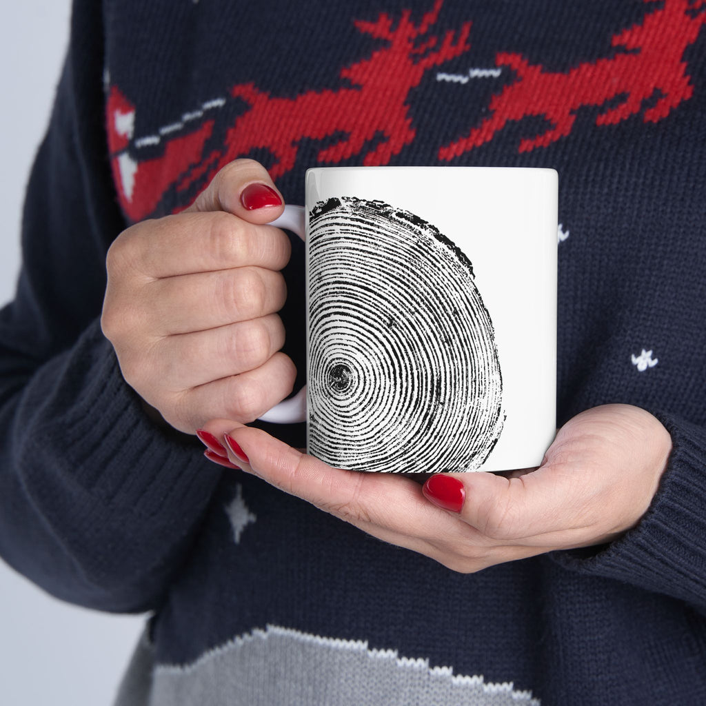 Woodcut Print Ceramic Mug #0410 (11oz | 15oz)