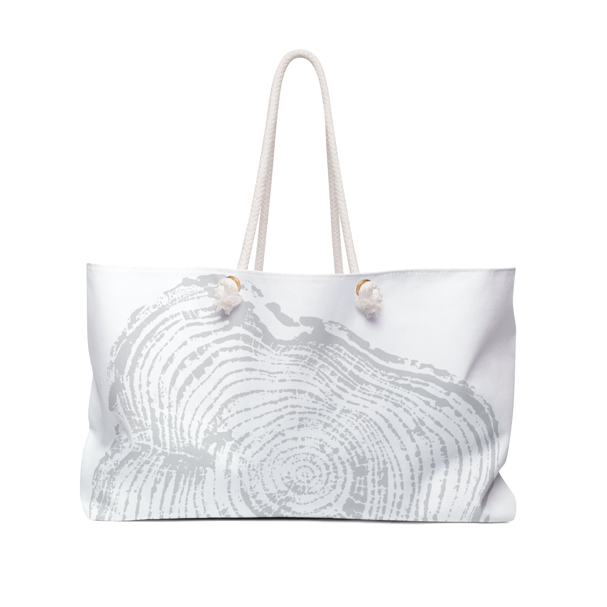 Cottonwood Tree Ring Weekender Bag Grey Mist