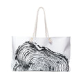 Cottonwood Tree Ring Weekender Bag Charcoal