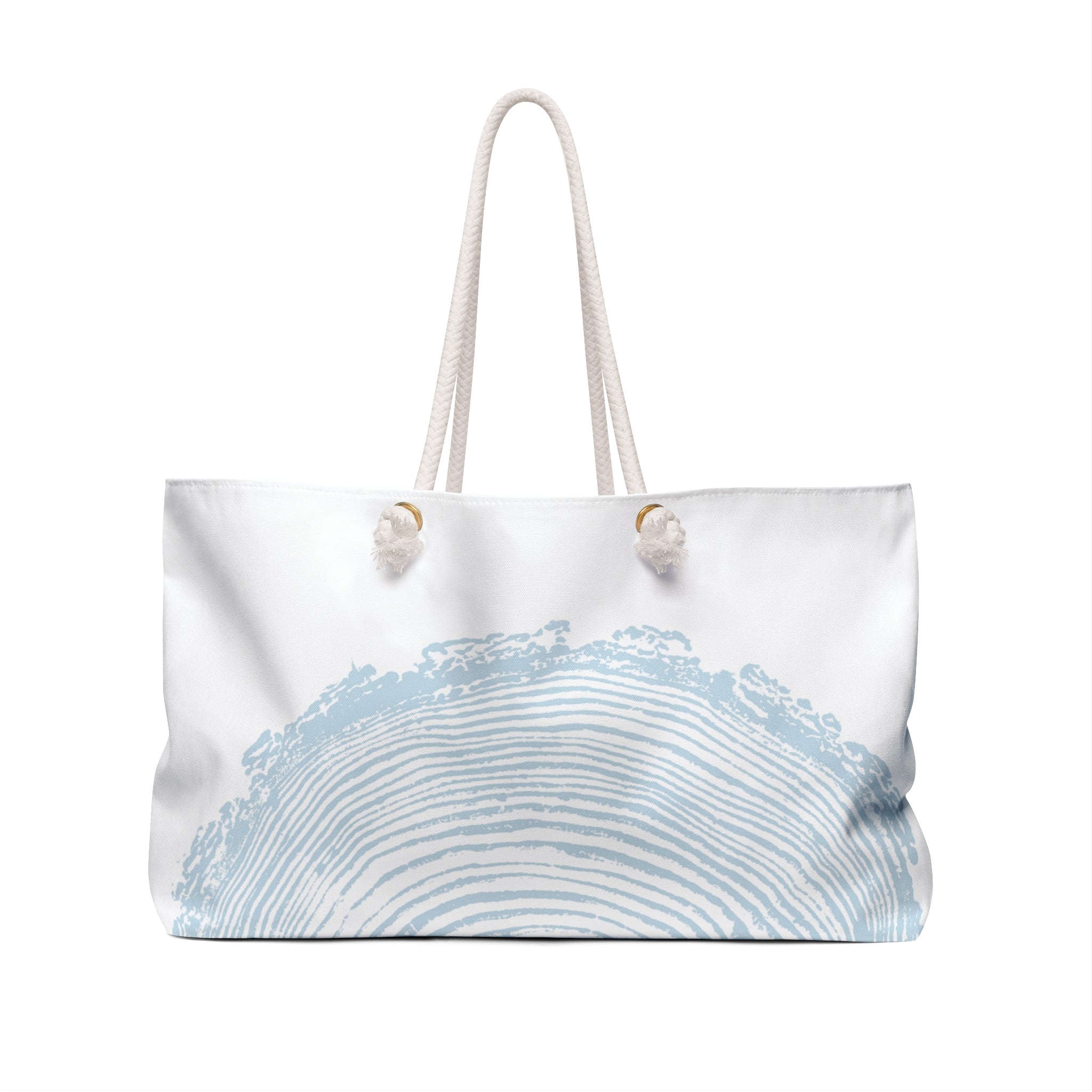 Fir Tree Ring Weekender Bag Powder Blue